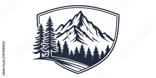 Reflective glass cube with geometric patterns on a dark surface