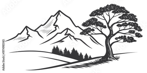 A lone wolf howling at the moon under the starry night sky