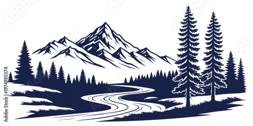 Steam locomotive pulling a long line of freight cars