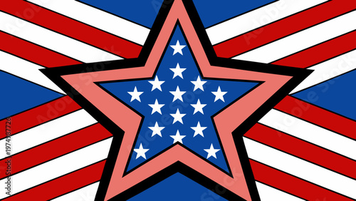 american flag background