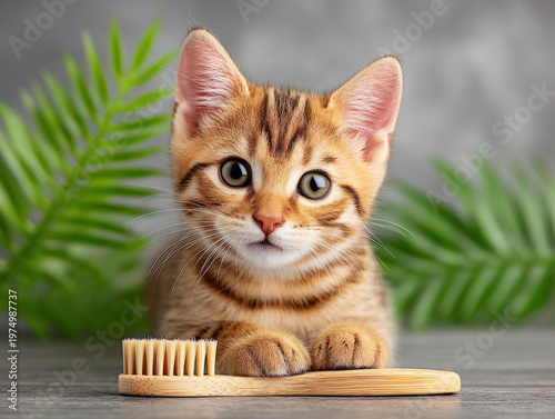 Cat toothbrush for cleaning