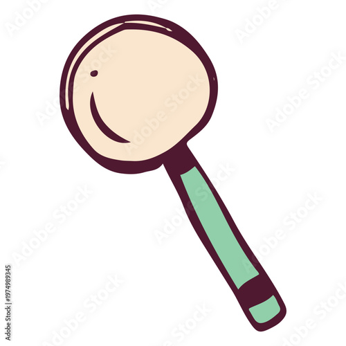 Dainty magnifying glass icon