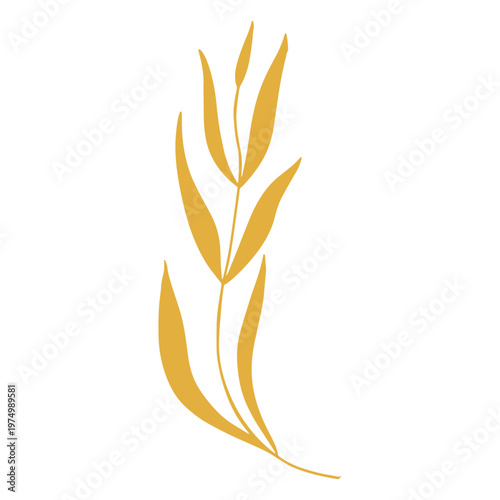 Simple self esteem flat plant icon