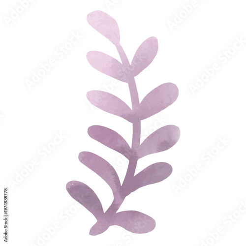 Bouquet of lilac leaves