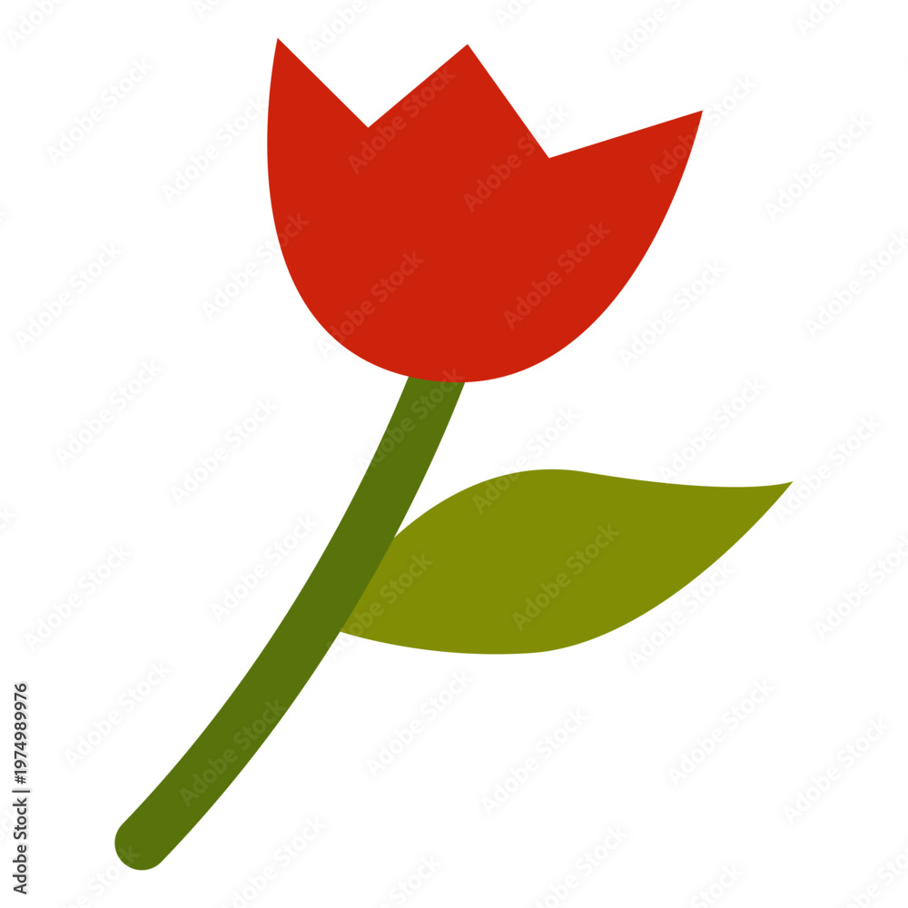 Naklejka premium Cinco de mayo simple rose icon