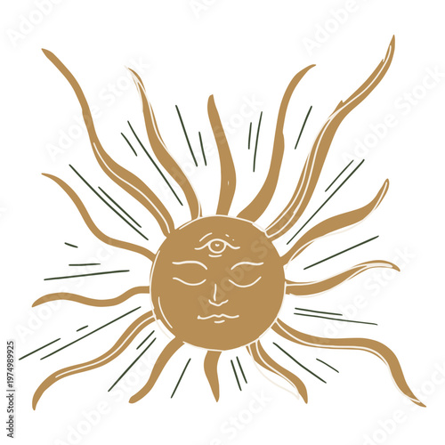 Cinco de mayo holiday sun icon