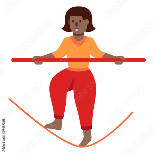 Circus gymnastics people