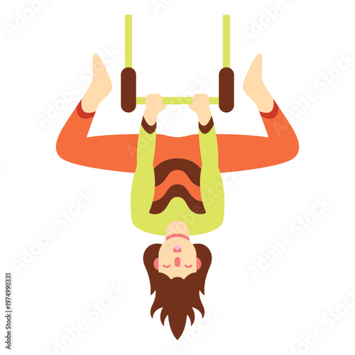 Circus show gymnastics people