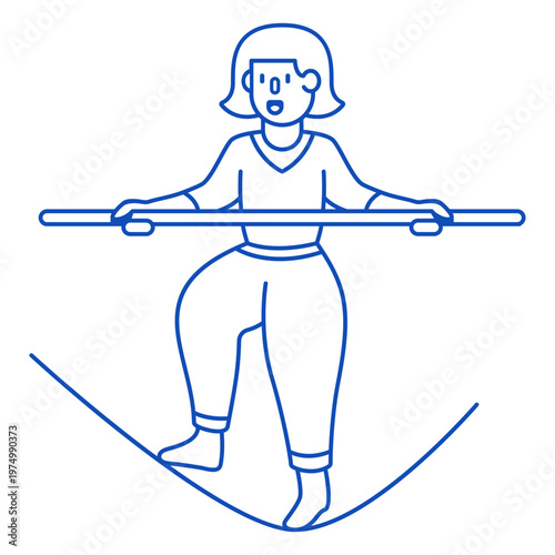 Circus gymnastics people stroke