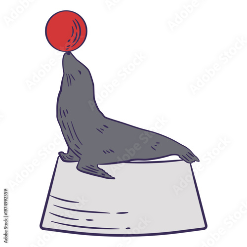 Seal doing performance