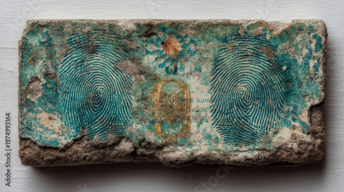 Passport paper texture with...