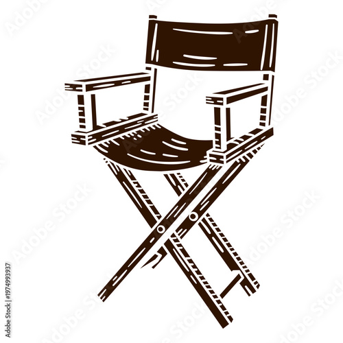 Director's chair cut out