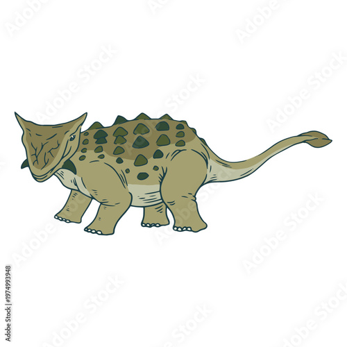 Illustration of a dinosaur