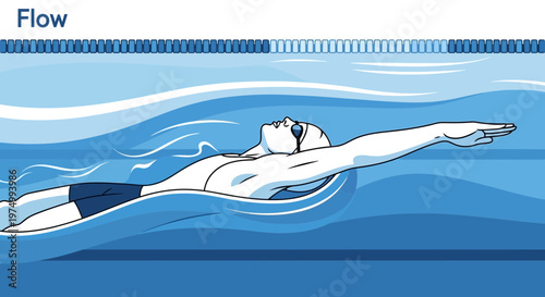 Dynamic Swimmer Captures the Essence of Fluid Motion