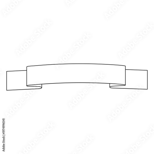 Ribbon lace delicate simple stroke