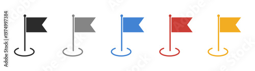 Location pin symbol icon, map navigation marker and gps locator element, outline and solid flat vector for web and app isolated on transparent background