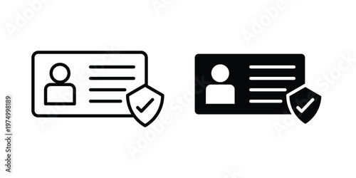 KYC icon on white background. linear pictogram. Flat symbols
