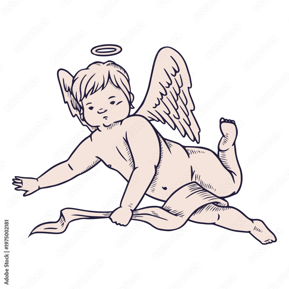 Fototapeta premium Heavenly cherub