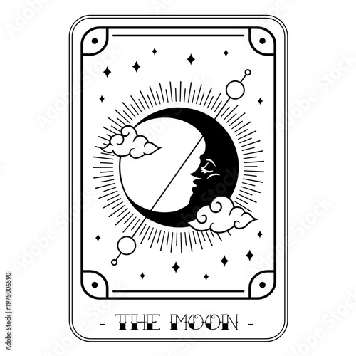 The moon card