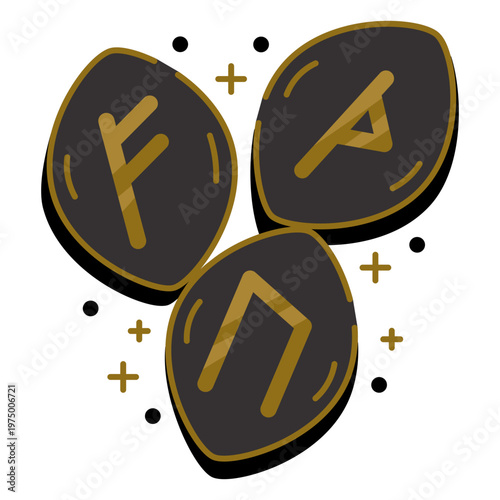 Mysterious symbols carved into ancient runes