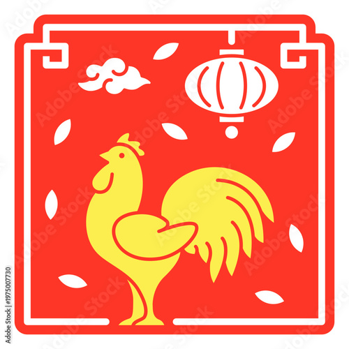 The eastern zodiac sign of rooster