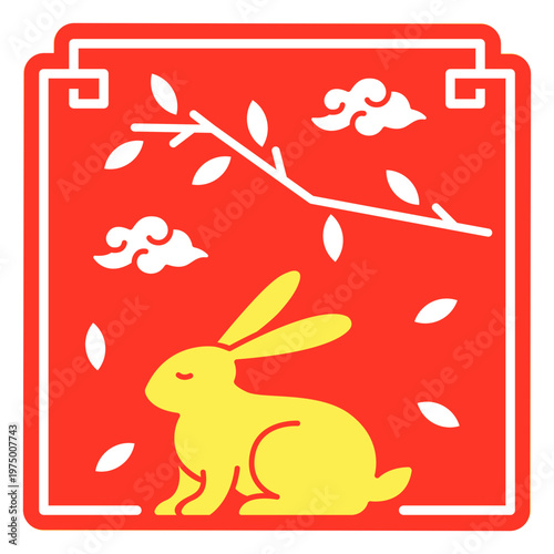 The eastern zodiac sign of rabbit