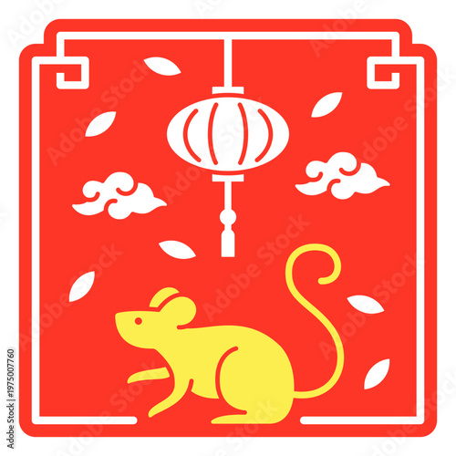 The eastern zodiac sign of rat