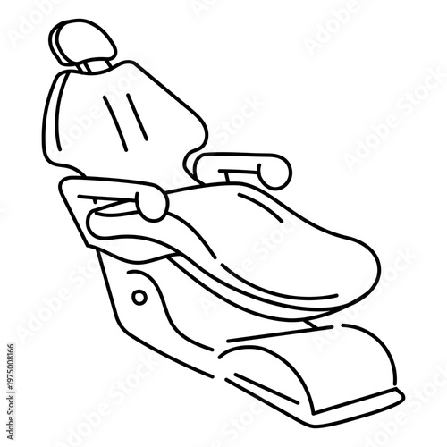 White dentist chair