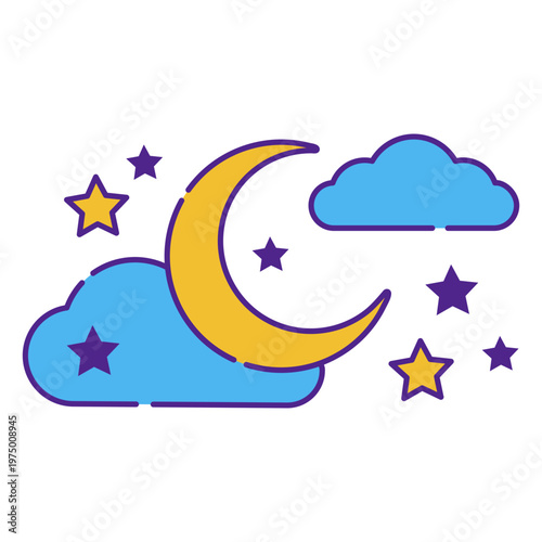 Peaceful starry night