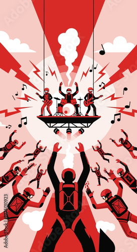 Energetic Music Festival Performance Captures Audience Excitement