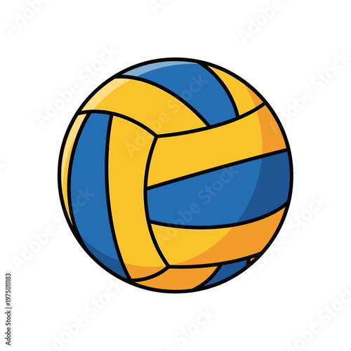 Energetic Volleyball Design For Dynamic Sports Themes