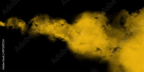 Abstract red and black grunge texture smoke. smoke fog Dark yellow vector template with sky, clouds. Illustration in abstract style with gradient clouds. Orange and yellow steam on a black background