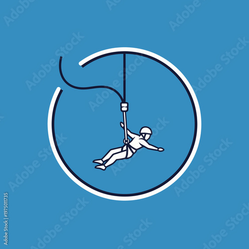 Exciting Zipline Adventure Thrill Aerial Sport Adventure