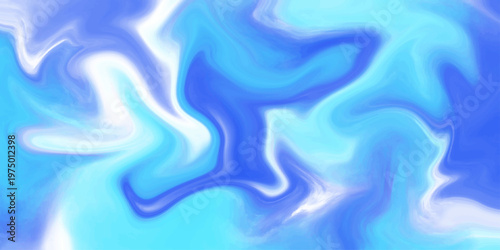 Abstract surreal acrylic fire flames wallpaper template. Orange bright fire blue marble texture liquid design background. Luxurious flow liquid lines design element.  Liquify Abstract Pattern.