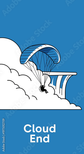 Extreme Paragliding Adventure From Cloud Cliff Edge