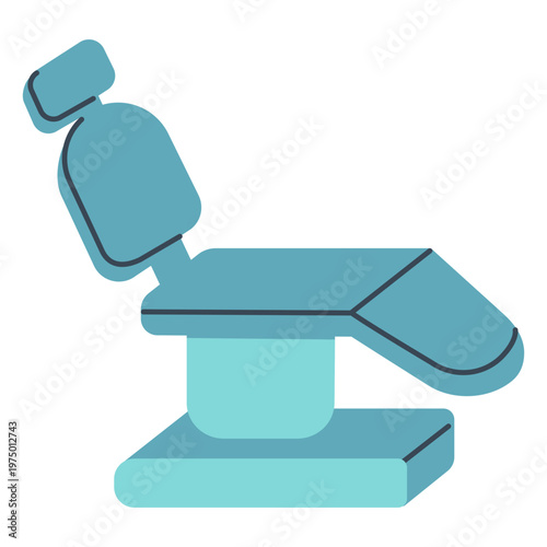 Dentist chair for a check-up