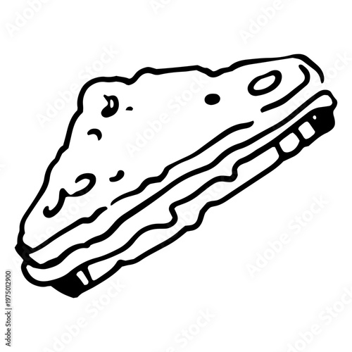 Toasted bread with cheese