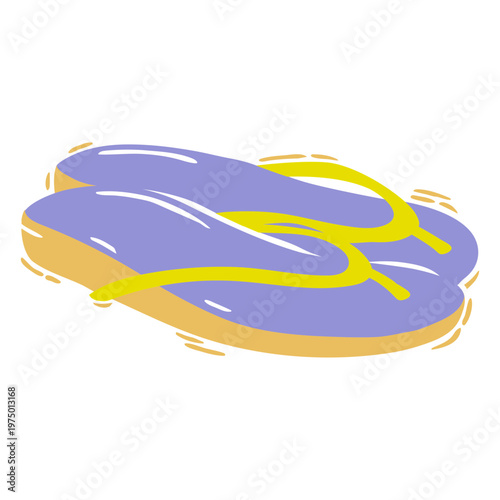 Sandals to go to the beach