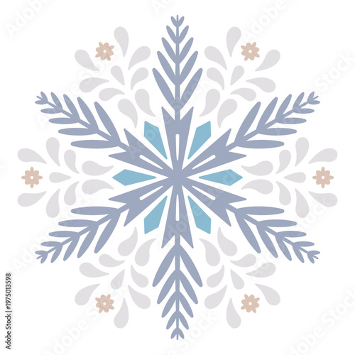 Enchanting wintery snowflake enchantment