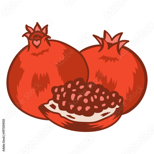 Pomegranate foraging