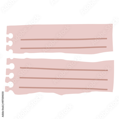 Paper and cardboard for jotting down notes