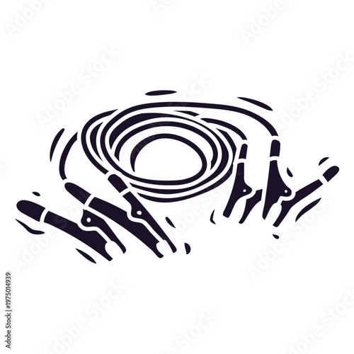 Battery jump start cable