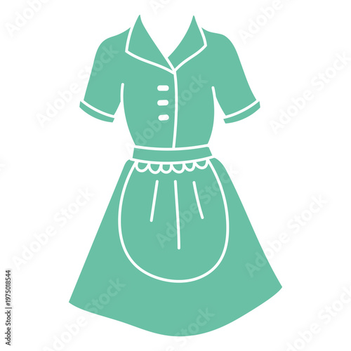 Housekeeping uniform icon