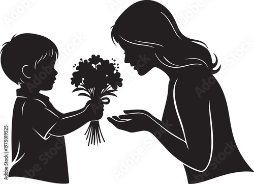 Mother’s Love Moments Silhouette SVG Bundle