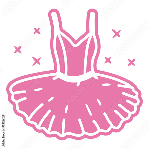 Pink ballerina dress