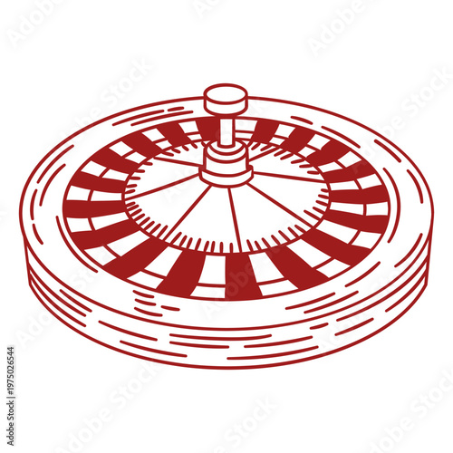 Red roule wheel