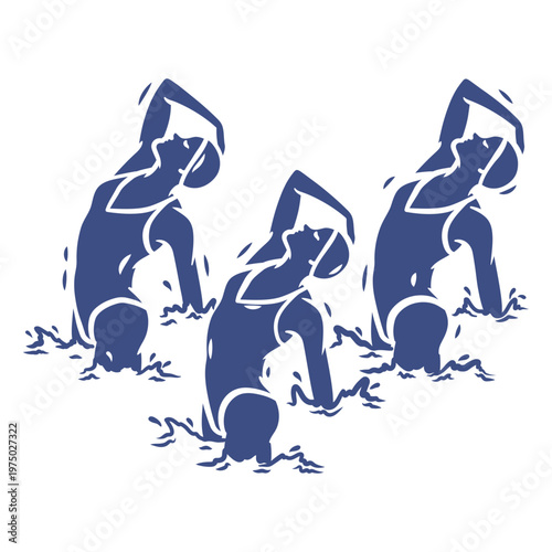 Group of swimmers in the water