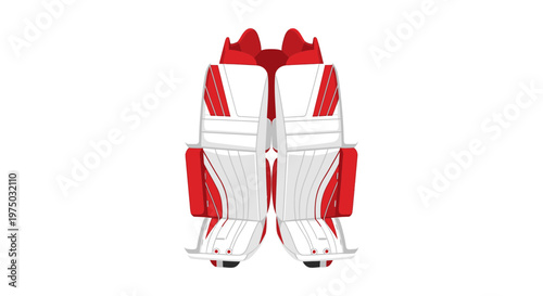 Hockey Goalie Leg Pads Striking Clean Design