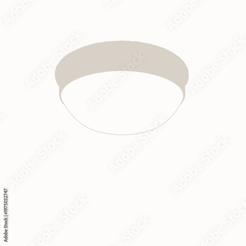 Modern recessed ceiling light fixture.