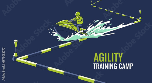 Jet Ski Agility Course Training Program Fun Recreational Activity
